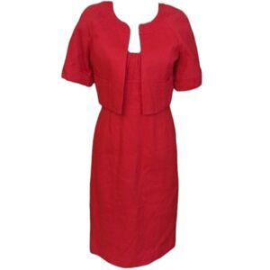 NWT Adrianna Papell Dress Suit set pink  size 6